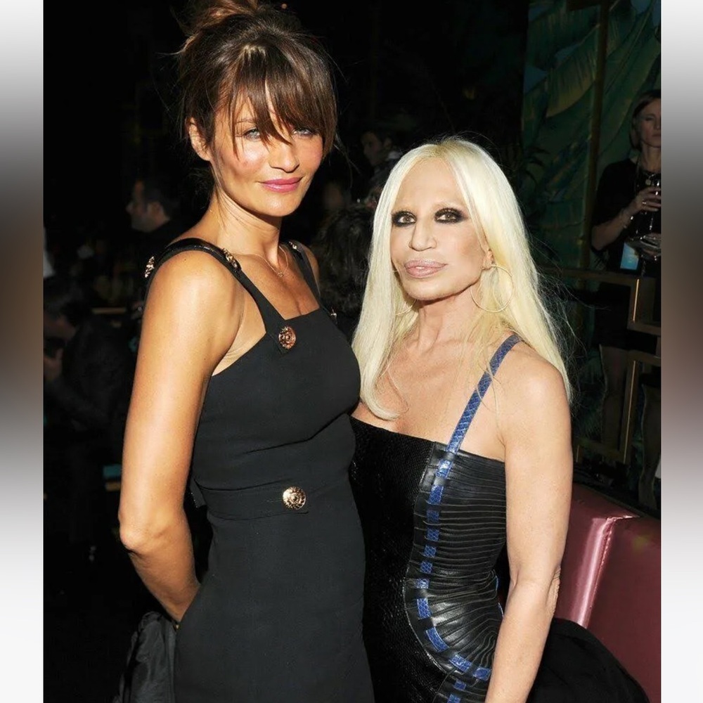 Authentic Versace collaboration with H&M 2011 collection Black Dress sz 6